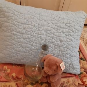 Wedgewood Jasper Blue Quilted Sham